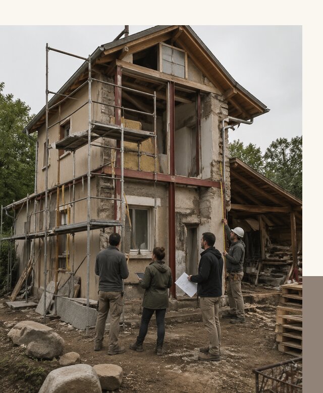 Реконструкция загородного дома под ключ в Донском от бюро