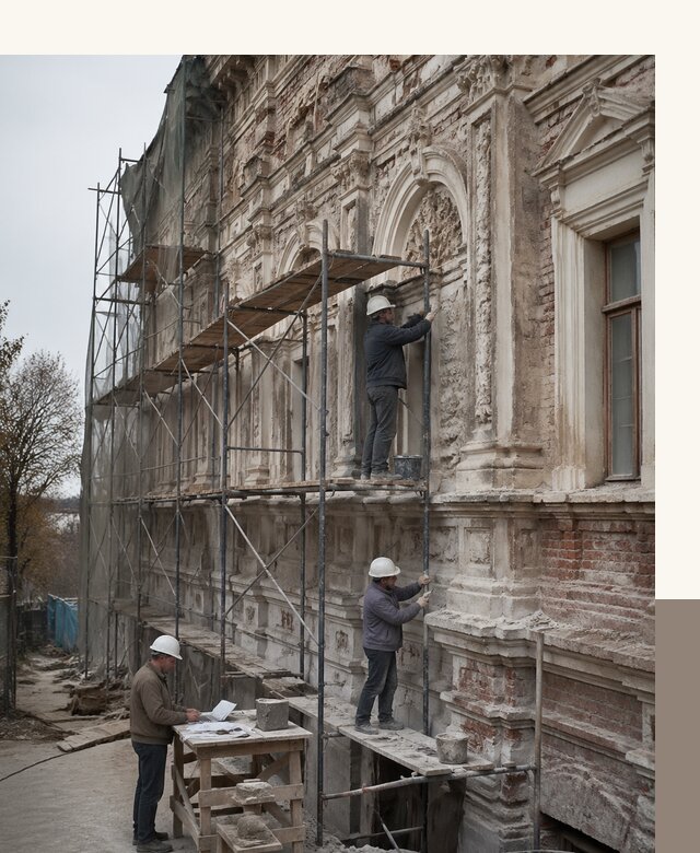 Реставрация объектов культурного наследия под ключ в Донском