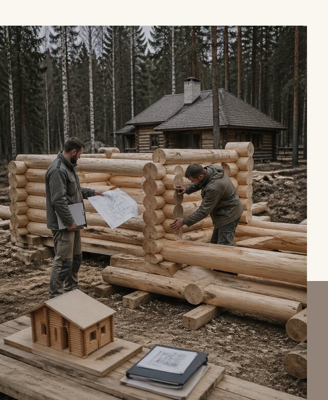 Проектирование и строительство домов из бревна в Донском